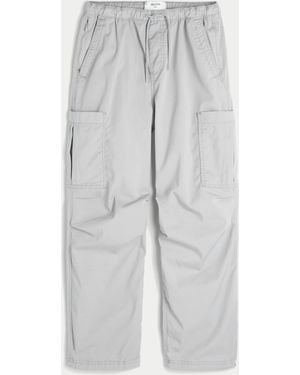 Hollister Baggy Pull-on Utility Trousers - Grey