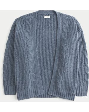 Hollister Fy Cloud Easy No-close Cardigan - Blue