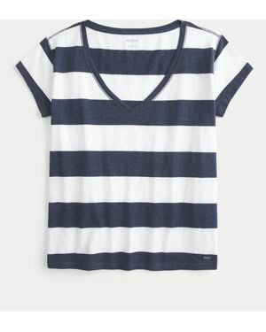 Hollister Easy V-neck T-shirt - Blue