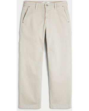 Hollister Baggy Painter Jeans - Natural