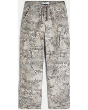 Hollister Baggy Cargo Trousers - Grey