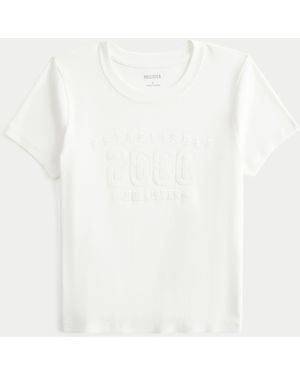 Hollister Baby-Tee mit Logografik - Weiß