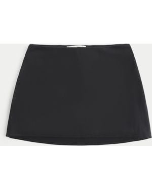 Hollister High Rise Miniskort in A-Linie - Schwarz