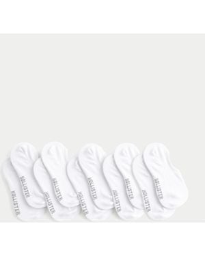 Hollister No-show Socks 5-pack - White