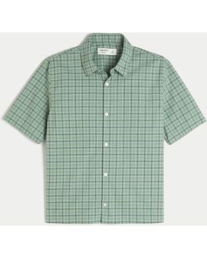 Hollister Boxy Short-sleeve Shirt - Green