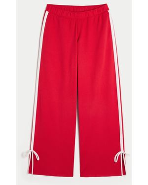 Hollister Gilly Hicks Active Side Bow Baggy Trousers - Red