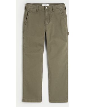 Hollister Loose Painter Trousers - Green