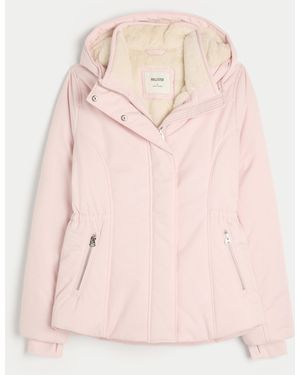 Hollister Faux Fur-lined All-weather Jacket - Pink
