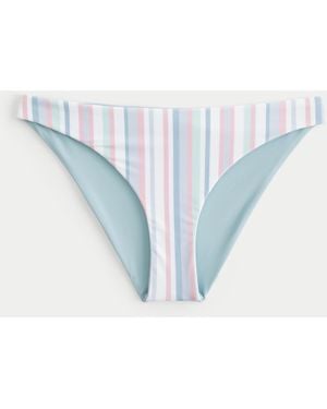 Hollister Reversible Low-rise Cheeky Bikini Bottom - Blue