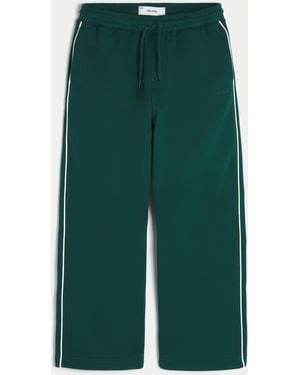 Hollister Piped Super Baggy Joggers - Green