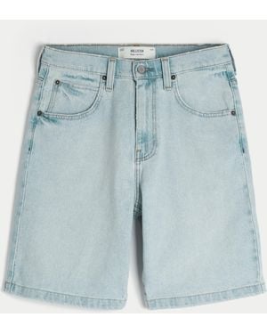 Hollister Baggy Denim Shorts - Blue