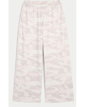 Hollister Gilly Hicks Active Recharge Heart-tipped Baggy Trousers - White