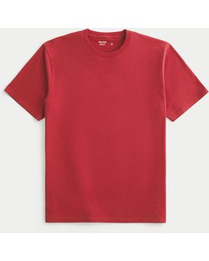 Hollister Classic Fit Crew T-shirt - Red