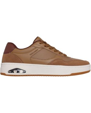 Skechers Uno Court Trainers - Brown