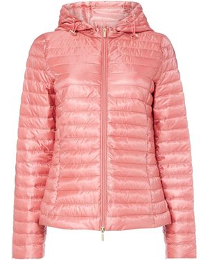 iBlues Quilted Zip Parka - Pink