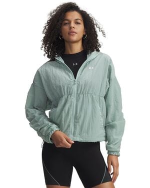 Under Armour Ua Rival Woven Fz Ld63 - Green