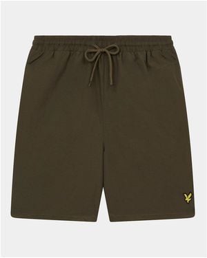 Lyle & Scott Plain Swim Shorts - Green