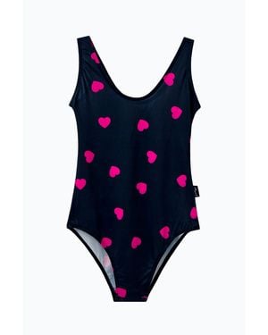 Hype Heart One-Piece Swimsuit - Blue