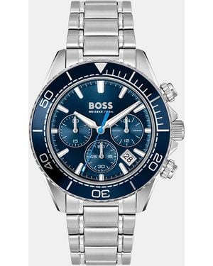 BOSS Gents Sealiner Chrono Stainless Steel Watch - Blue