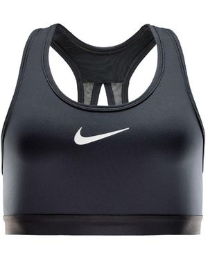 Nike Swoosh Dri-Fit High Impact Sports Bra - Black