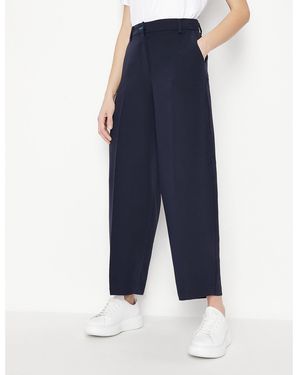 ARMANI EXCHANGE Straight Leg Trouser - Blue