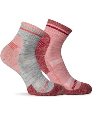 Skechers Walking Socks - Pink