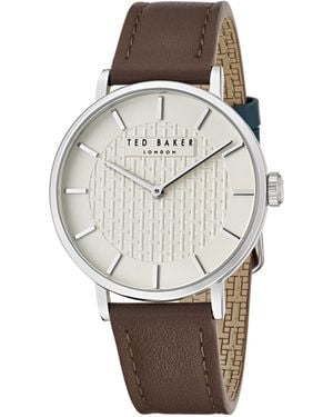Ted Baker Precision Quartz Analogue Watch - Metallic
