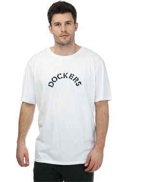 Dockers Graphic Logo T Shirt - White