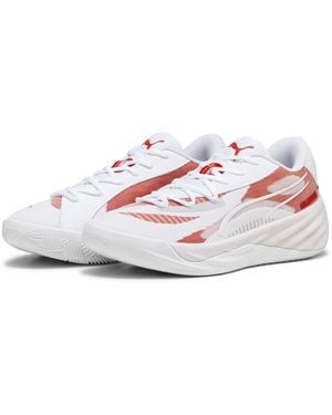 PUMA All-Pro Nitro Team Basketball Trainers - White
