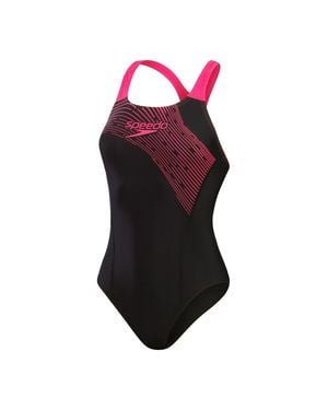 Speedo Medley Medalist Swimsuit - Black