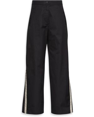 Calvin Klein Wide Leg Trousers - Black