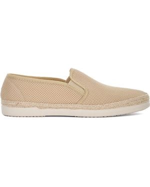 Dune Ferdo Canvas Slip On Espadrilles - Natural