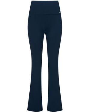 Red Run Flared Legging - Blue