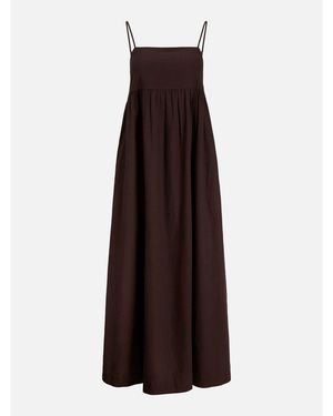 JJXX Linen Smock Dress - Brown