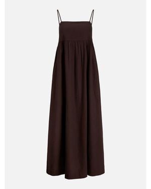 JJXX Linen Smock Dress - Brown