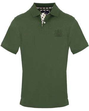 Aquascutum Polo Short Sleeve Polo Shirt - Green