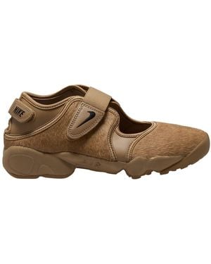 Nike Air Rift Leather Low-Top Trainers - Brown