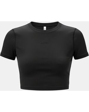 Usa Pro Training Ss Crop T-Shirts - Green
