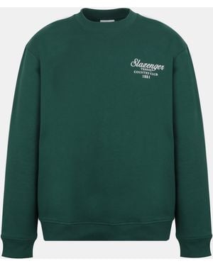 Slazenger 1881 Slaz Crew Sweatshirt - Green