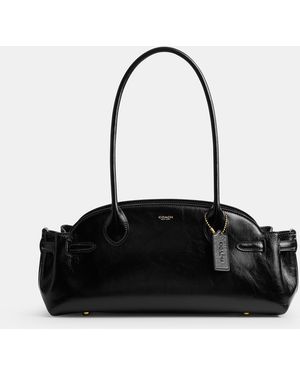 COACH Empire Carryall Satchel Bag - Black