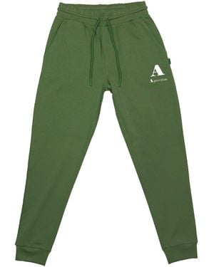 Aquascutum Closed Hem Fleece Joggers - Green