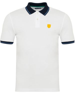 Eden Park Short-Sleeved Polo Shirt - White