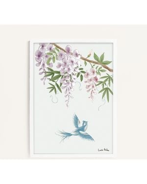 Laura Ashley Rowsham Garden Print - White