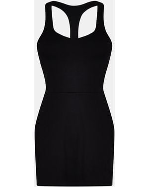DKNY Moisture Wicking Tennis Dress - Black