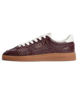 Tommy Hilfiger Greenwich Edge Suede Low-Top Trainers - Brown