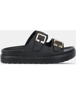 Biba Two Strap Sandals - Black
