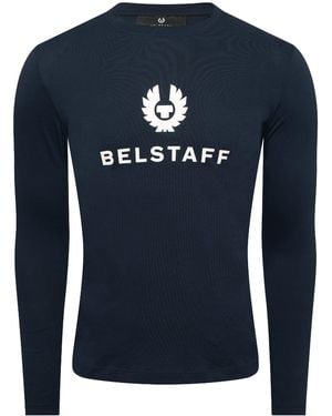 Belstaff Mariola Long Sleeve T-Shirt - Blue