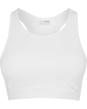 Usa Pro Pro Core Racer Back Sports Bra Ladies - White