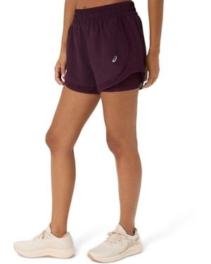Asics Nagino Running Shorts - Purple