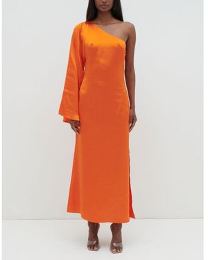 Pretty Lavish Slinky Dress - Orange